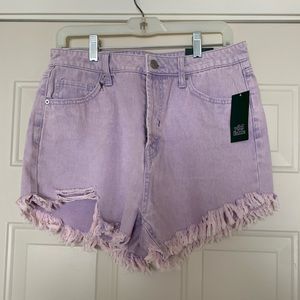 Wild fable purple denim shorts. Size 12. Price is firm.